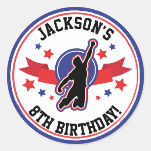 Círculo de Guerreiro Ninja / Adesivos redondos