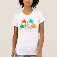 Círculo de OES da camisa das estrelas