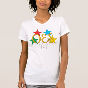 Círculo de OES da camisa das estrelas