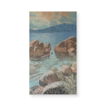 Círculo de Pedras no Lago Tahoe Impressionismo