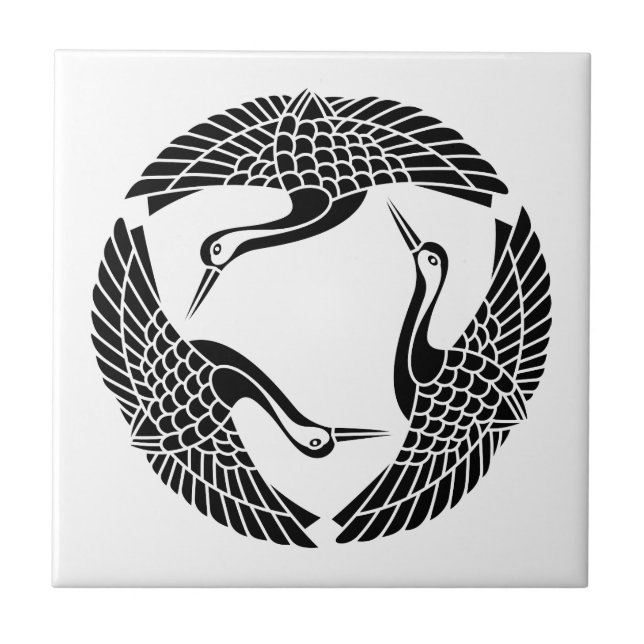 Círculo de três grous (Frente)