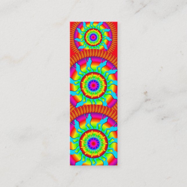 Círculo do cartão magro da rocha (Frente)