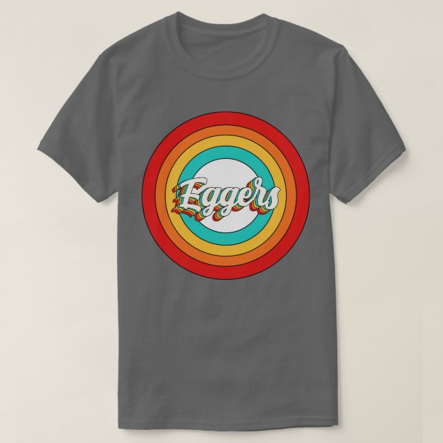 Círculo Eggers Nome da Camisa Vintage (Frente do Design)