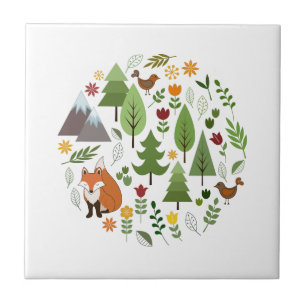 Círculo escandinavo das ilustrações do estilo