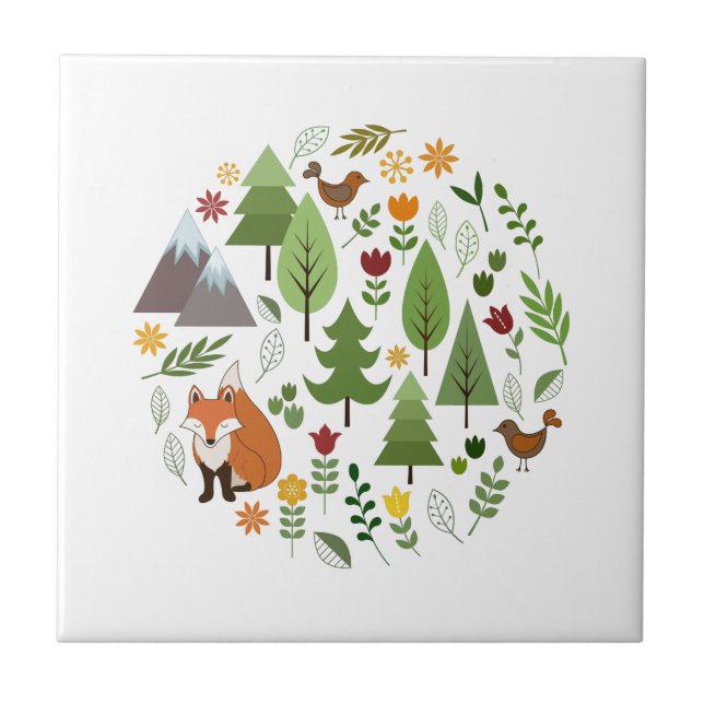 Círculo escandinavo das ilustrações do estilo (Frente)