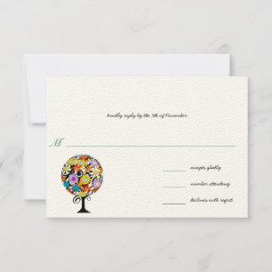 Círculo Mágico de Florestas de Amor Convites de Ca