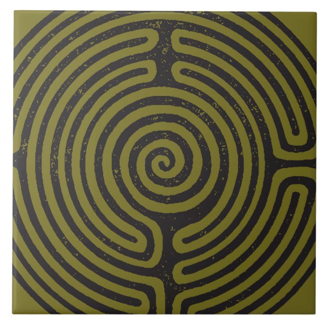 Círculo Negro Labirinto (Oliva) Bela Arte (Frente)