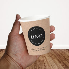 Círculo redondo Logotipo Personalizado da Empresa 