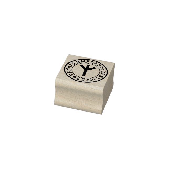 Círculo Rune [15]. Algiz] Carimbo (Carimbo)