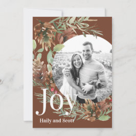 Círculo Verde de Natal Foto Alegria