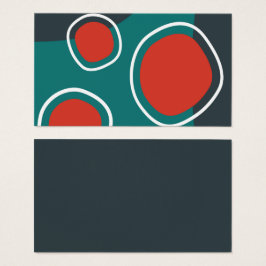 círculos abstrato, branco azul vermelho