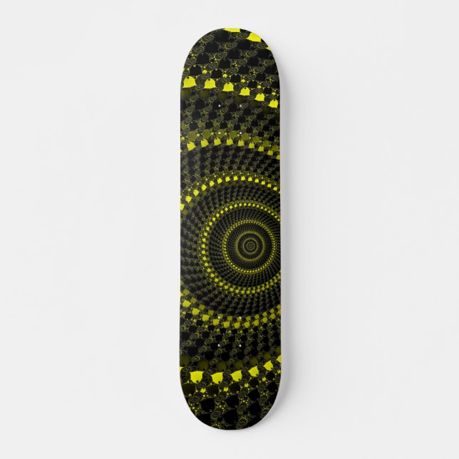 Círculos Amarelos Skateboard (Frente)