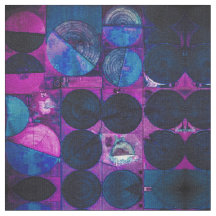 Círculos azuis do Tecido Abstrato 369