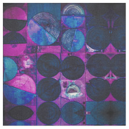 Círculos azuis do Tecido Abstrato 369