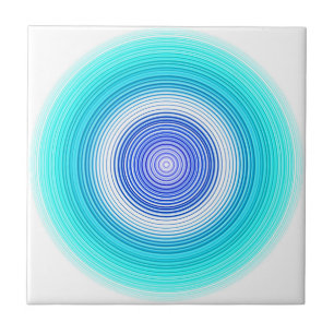 Círculos - azul aqua turquesa ciano azul