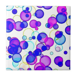 Círculos Brilhantes Pontos de Aquarela