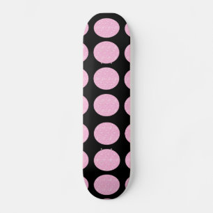 Círculos Brilhantes Rosa Do Conselho Do skate A Pr