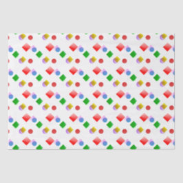 Círculos coloridos brilhantes e papel de tecidos q