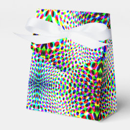 Círculos Coloridos Divertidos Favor Caixa