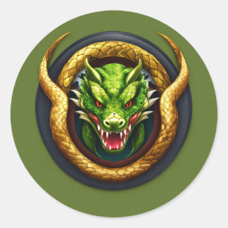 Círculos de eterno: Adesivos redondos clássicos