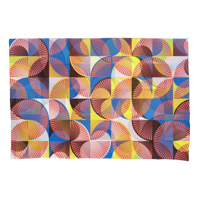 Círculos do século médio, listras, azulejos de col (Frente)