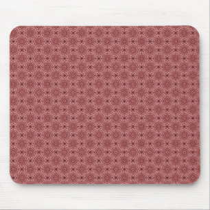 Círculos elegantes marrons Mousepad