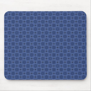 Círculos elegantes Mousepad dos azuis marinhos