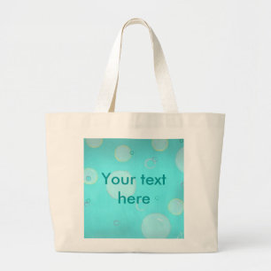 Círculos flutuantes e bolhas, bolsas de canvas