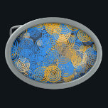 Círculos Geométricos Azuis de Arte Fractal Rodar M<br><div class="desc">Círculos Geométricos Azuis E Amarelos De Arte Fractal Rodam Mandala</div>
