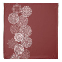 Círculos Legais de Arte de Mandala Vermelha Burgun