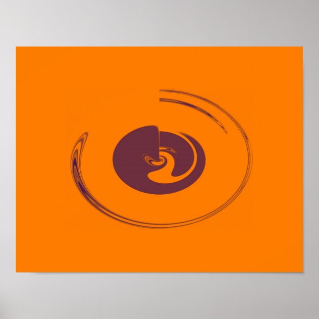 Círculos Líquidos - Poster (Opção de Canvas) (Frente)