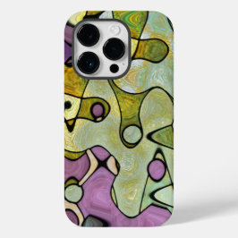 Círculos loucos legal, amarelos e verdes