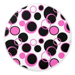 Círculos Rosa e Preto
