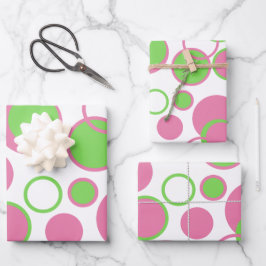 Círculos Rosa e Verde