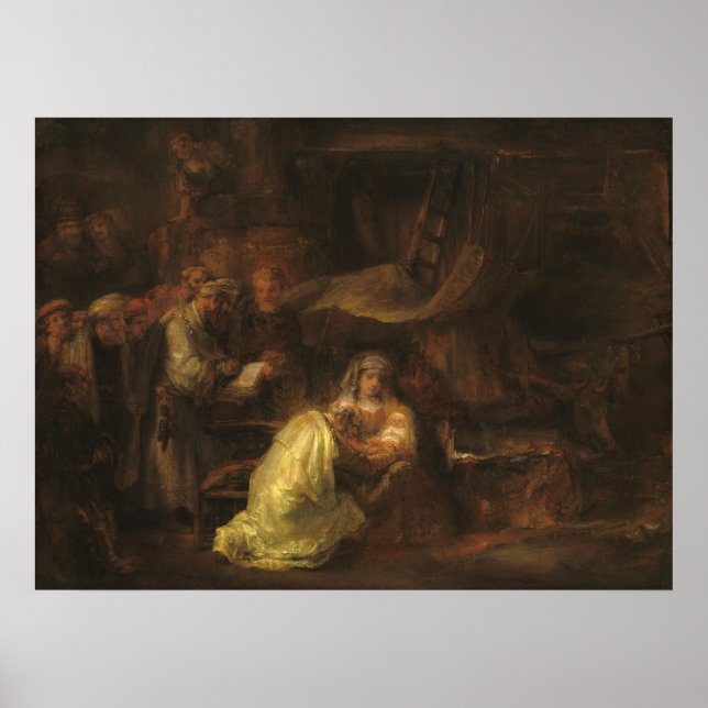 Circuncision - Rembrandt Fine Art Poster (Frente)
