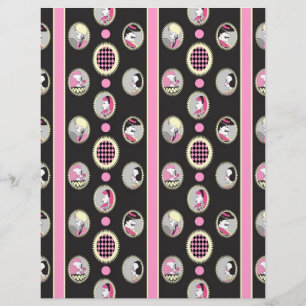 Circus Cameo Papel de raspagem de 8,5" x 11"
