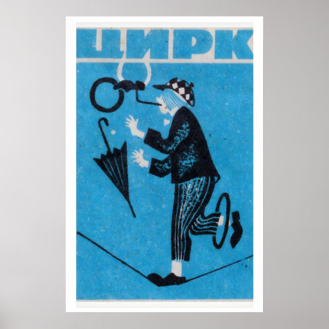 Circus na Corda Bamba - Impressão Matchbox - Pared (Frente)