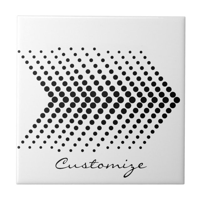 Círons Zigzag Zigzag abstrato de meio tom (Frente)