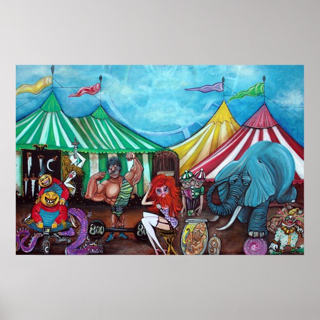 Cirque De Freaks Poster (Frente)