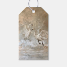 Cisnes - Etiquetas de Presente
