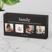 Citação da Família Juntos Temos tudo na Colagem de