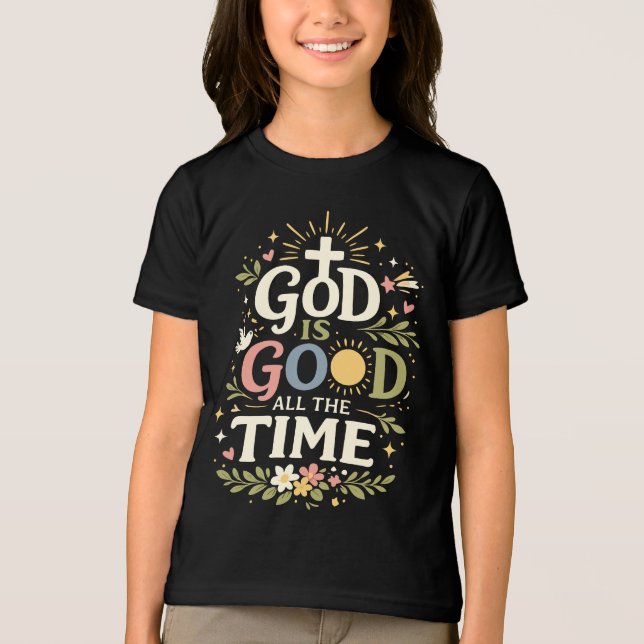 Citação da Fé Cristã Deus É Bom O Tempo Todo (Frente)
