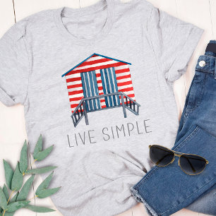 Citação de Camiseta de Cabana de Praia de Verão Ná