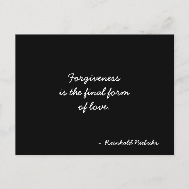 Citação de cartão postal inspirador (Frente)