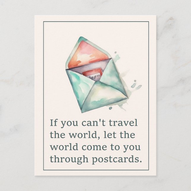 Citação de Cartão Postal | Pós-passagem (Frente)