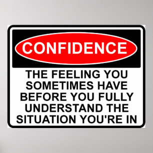 Citação de confiança dizendo Poster - Impressã