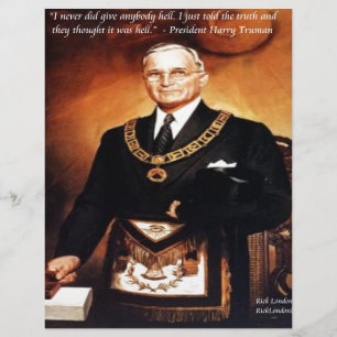Citação de Harry Truman "Não Deu Inferno a Eles"
