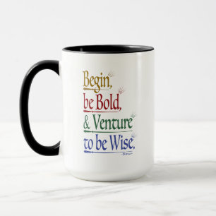 Citação de Horácio Mágico 15oz. Caneca Combo