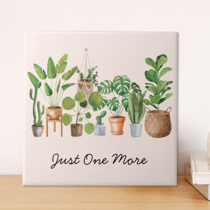 Citação de jardinagem aquarela de planta de casa