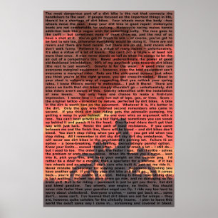 Citação de Poster de Moto de Trilha 001